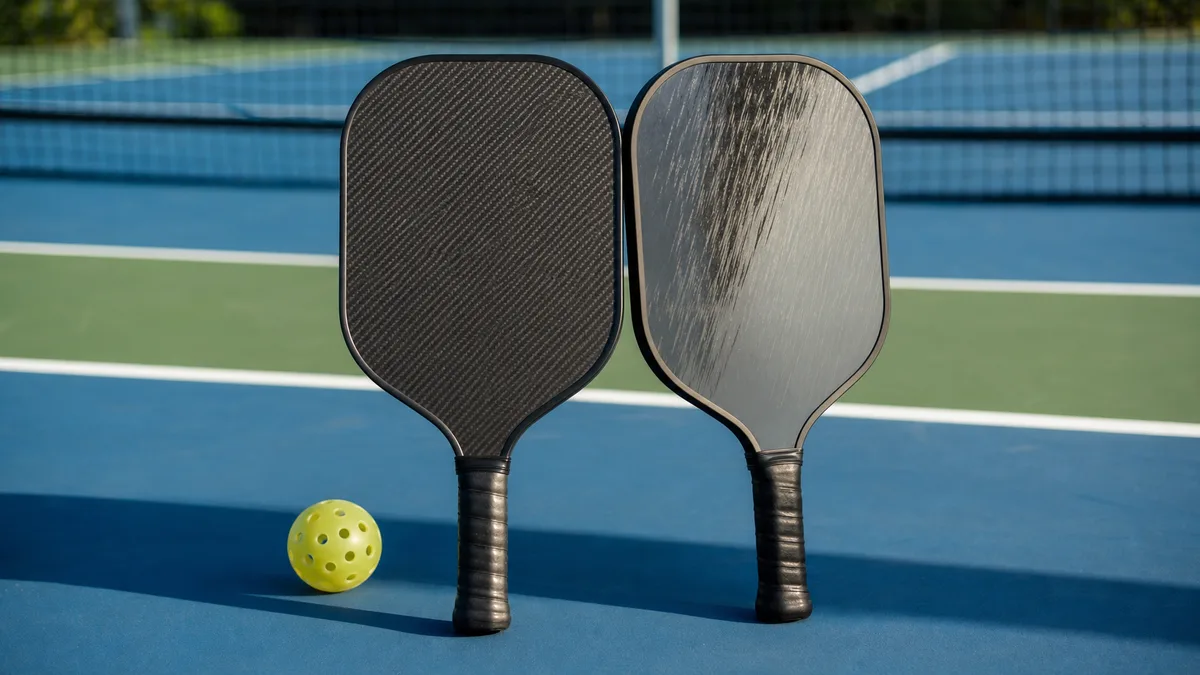 Carbon Fiber or Fiberglass Pickleball Paddle: Which Face Fits Your Game?