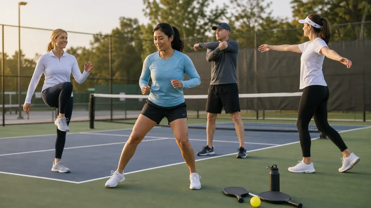 Pickleball Warm Up Exercises for Beginners: An 8-Minute Court Routine